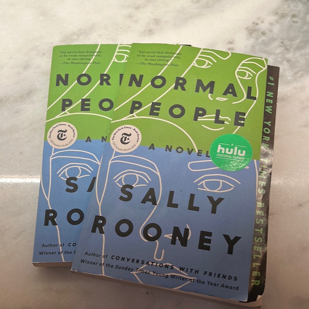 2 copies of the book Normal People
